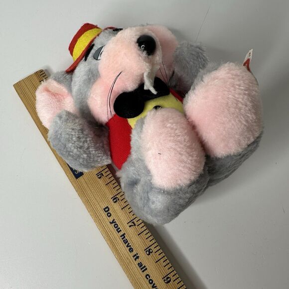 Vintage 80s Chuck E Cheese Pizza Time Theatre Plush Toy 9” Oriental Trading OTC - Picture 11 of 12